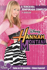 Hannah Montana Terceira Temporada Box 4 Dvds